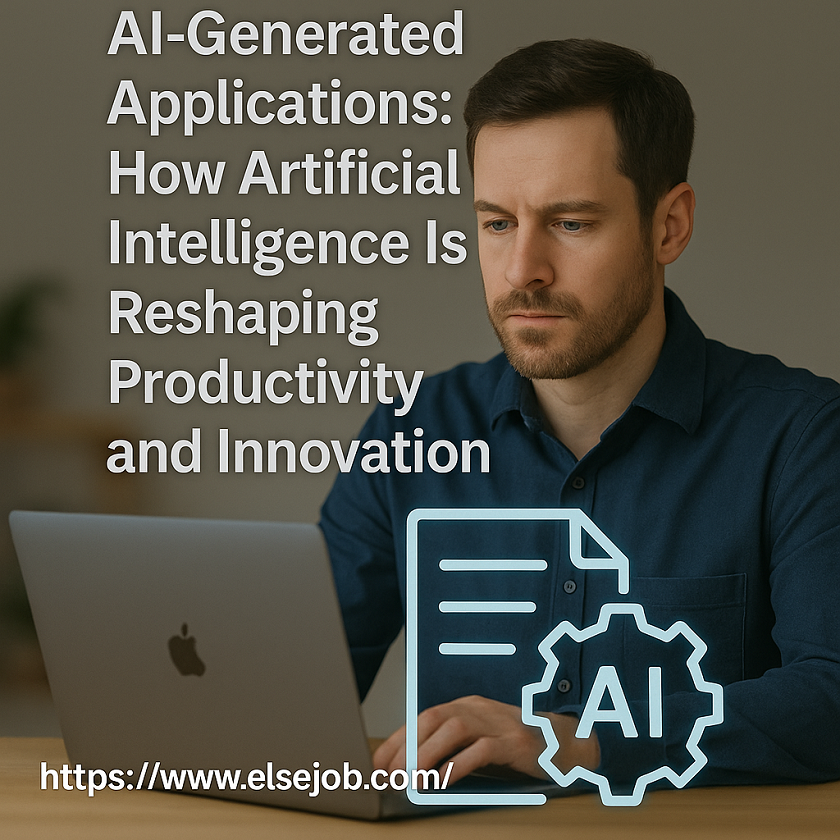 The Increased Use of AI-Generated Applications: How Artificial Intelligence Is Reshaping Productivity and Innovation