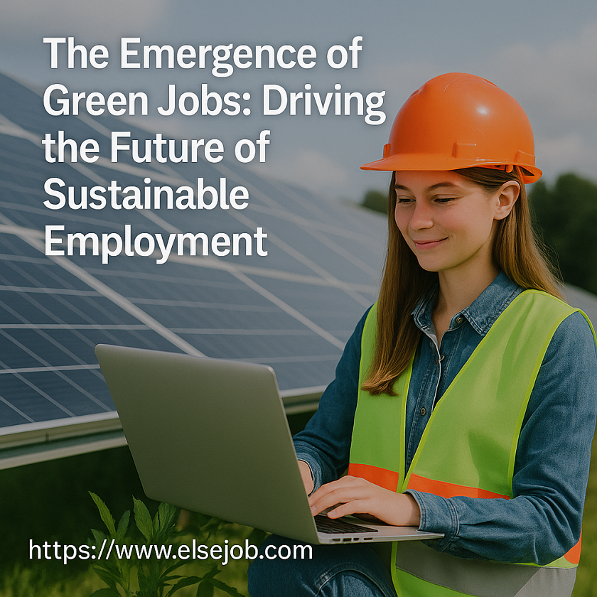 The Emergence of Green Jobs: Driving the Future of Sustainable Employment